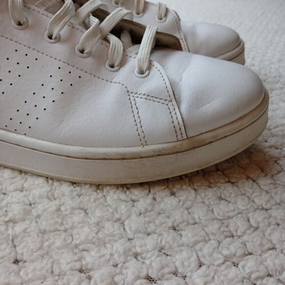 Adidas Men’s White Sneakers — Classic Casual Tennis Shoes, Size 14 - Picture 5 of 11